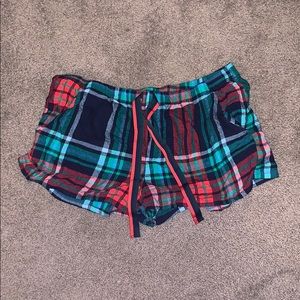Aerie Plaid PJ Shorts